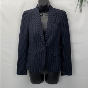J. Crew stripes blazer size 0